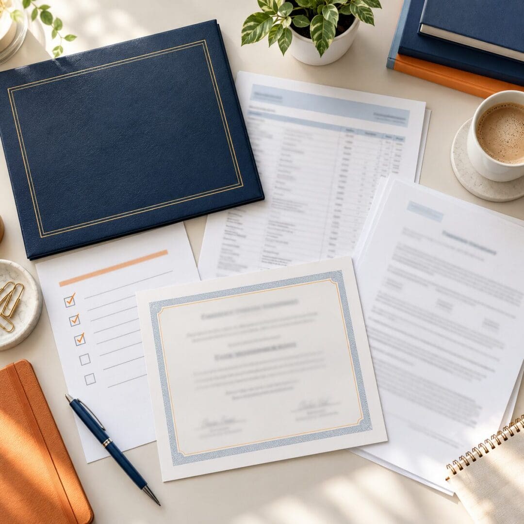 Multilingual diploma, teaching credential, and certified English translation